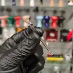 Piteira de Vidro Meleca Prata B 4mm