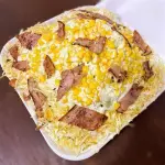 SALCHIPAPA CON POLLO