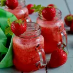 Jugo de fresa