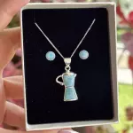 Set greca Larimar plata