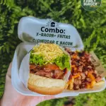 X BACON + FRITAS C/ BACON E CHEDDAR