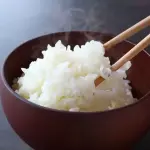Porção arroz japonês