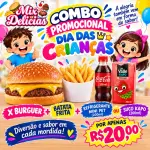 COMBO 1 - x BURGHER + batata