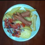 Salchipapa Doble