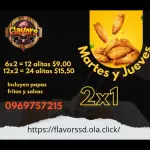 12 ALITAS PROMO MARTES Y JUEVES