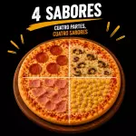 Pizza 4 sabores