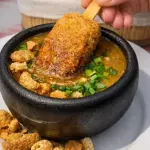 Caldo quentinho com picolé costela