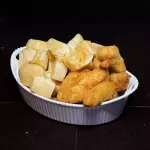 GURJÃO DE FRANGO + AIPIM