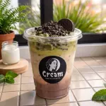 Iced Oreo matcha