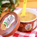 Sopa Carne, grão de bico e abóbora