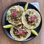 TACOS DE LENGUA AHUMADA x3