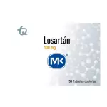 LOSARTAN 100MG CAJA X 30 TABLETAS