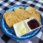 Pan mantequilla y memelada
