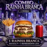 Combo rainha branca 1 pessoa
