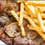 Febras à Palitar com Fritas