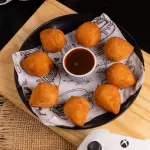 Coxinha de Costela Suína ao barbecue
