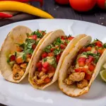 Tacos Pollo x3