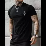 Camiseta con estampado de póker *
