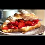 Crossaint relleno dulce
