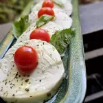 Ensalada caprese instagrameable