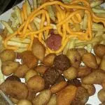 30 salgadinhos + batata turbinada gr