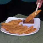 Tiritas de pescado empanizado
