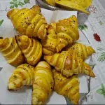 Croissant de presunto e queijo