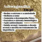 ASHWGANDA EM PÓ