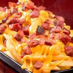 BATATA CHEDDAR E BACON
