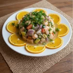 Porção de cervice de salmão