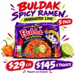 BULDAK HABANERO LIME 5PACK