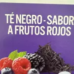 Té negro sabor frutos rojos