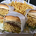 3 x salada fritas