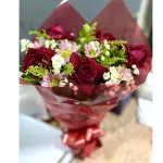 Buquê vermelho 5 rosas