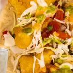 Taco de camarón capeado
