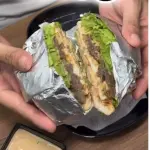 Keto burger