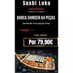 Barca Shinsen 64 Peças Premium