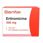 ERITROMICINA 500MG 10 TABLETAS