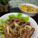 Contra Filé em Tiras c/ Fritas