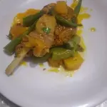 frango com quiabo e abobora