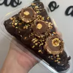 Fatia de Brownie Ferrero Rocher