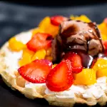 Waffle frutal