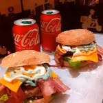 Combo X bacon duplo e 2 coca 350ml