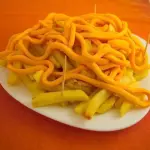 Porção de Fritas c/ Cheddar