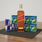 COMBO RED LABEL 1L + REDBULL