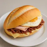 PÃO C QUEIJO/PRESUNTO/OVO/CARNE SECA