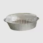 Envase de aluminio circular tapa pla