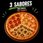 Pizza 3 sabores