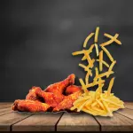 Orden de Alitas con Papas