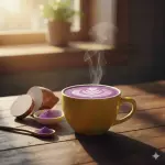 Taro latte